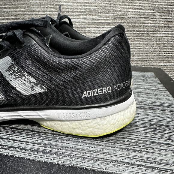 Adidas Adizero Adios 5 Running Shoes Boost FY0344 Black White Women's 10.5 - Picture 2 of 16